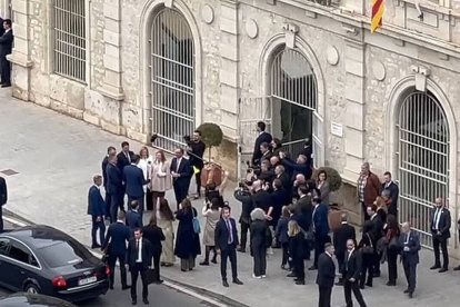 Pedro Sánchez a su llegada a Alicante