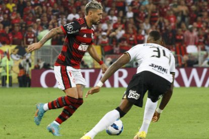 Fotografía de archivo de la final de la Copa Libertadores entre Flamengo y Corinthians.