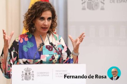 La ministra de Hacienda, María Jesús Montero