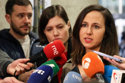 La ministra de Derechos Sociales y secretaria general de Podemos, Ione Belarra.