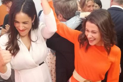 Begoña Villacís e Inés Arrimadas cuando todo eran risas en Ciudadanos