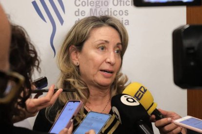 Mercedes Hurtado, presidenta del Ilustre Colegio de Médicos de Valencia