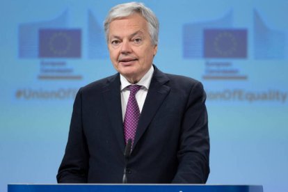 El comisario de Justicia, Didier Reynders