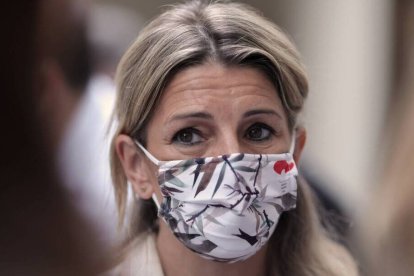 La vicepresidenta, Yolanda Díaz