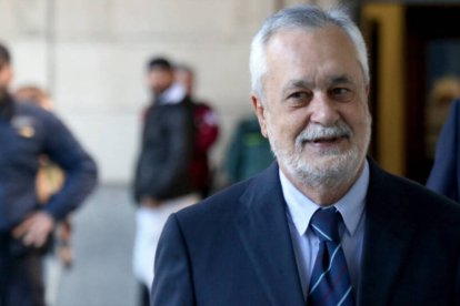 El expresidente de la Junta de Andalucía, José Antonio Griñán, durante el juicio del caso ERE en la Audiencia de Sevilla.