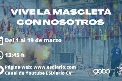 Mascletà en directo, todos los días, del 1 al 19 de marzo, a partir de las 13:45h - ESDIARIO CV