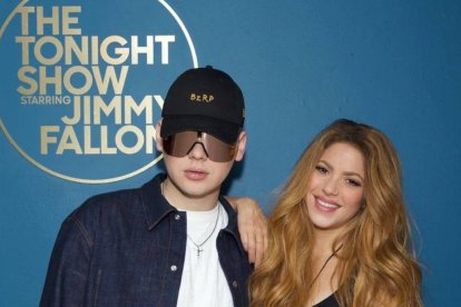 Shakira y Bizarrap en el Show de Jimmy Fallon