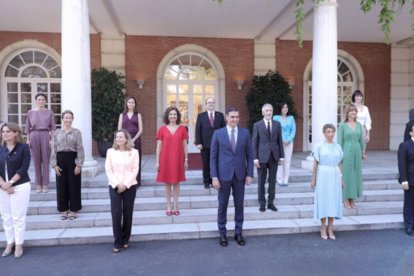 Foto de los ministros y ministras del Gobierno de Pedro Sánchez.