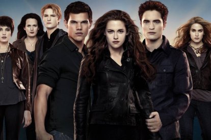 Los protagonistas de Crepúsculo.