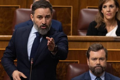 El líder de Vox, Santiago Abascal.