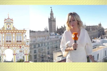 Susanna Griso se traslada a Sevilla con 'Espejo Público'.