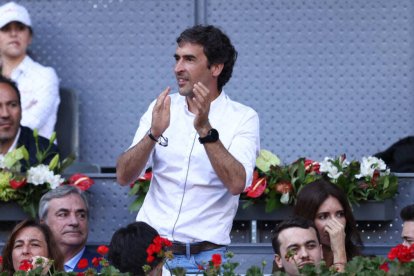 Raúl González, en el Mutua Madrid Open del pasado año.