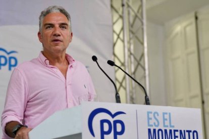 El coordinador general del PP, Elías Bendodo.