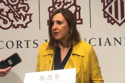 La portavoz del PP en Las Cortes, María José Catalá.