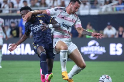 Vinicius, en el partido ante la Juventus.