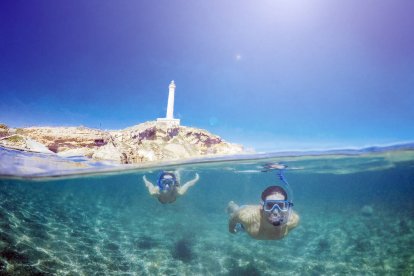 Snorkel en Cabo de Palos. Cartagena. Foto: Turismo Región de Murcia