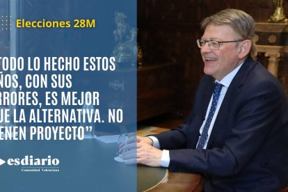 Entrevista al president de la Generalitat y candidato socialista a la reelección, Ximo Puig.