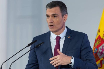 Pedro Sánchez en su balance de 2022