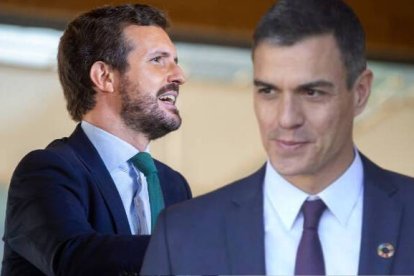 Pablo Casado y Pedro Sánchez