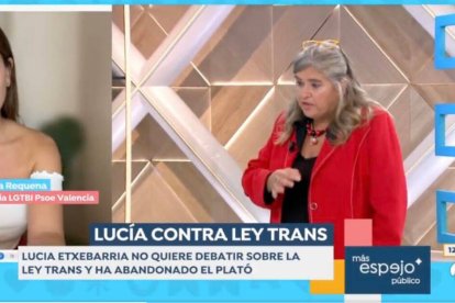 Enfrentamiento de Lucía Etxebarría y Daniela Requena