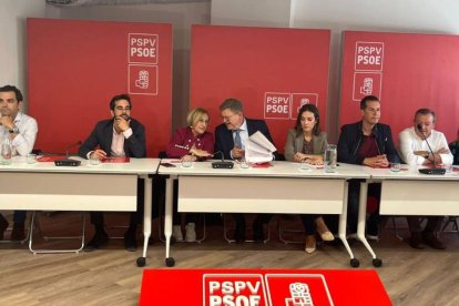 Ximo Puig en la Comisión Ejecutiva Nacional de esta tarde - PSPV