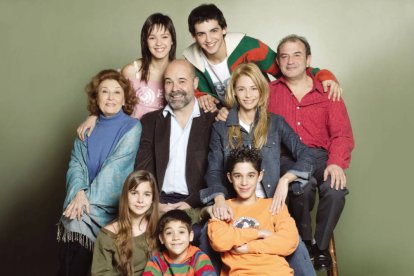 La familia Serrano.