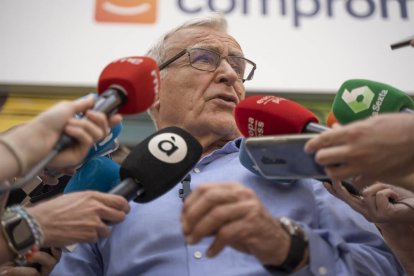 Joan Ribó atiende a los medios para analizar el 28 de mayo - EUROPA PRESS