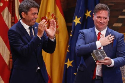 Carlos Latre recoge la Alta Distinción de Generalitat como Embajador de la Comunitat durante el 9 d'ctubre - EUROPA PRESS