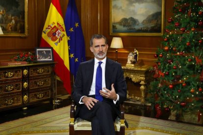 El Rey Felipe, en un discurso en Nochebuena