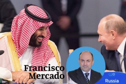 Putin con el Príncipe saudí Mohamed Bin Salman.