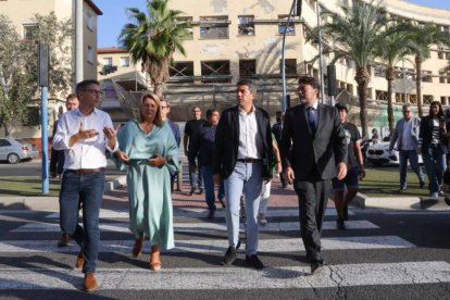 Carlos Mazón en su visita a Alicante