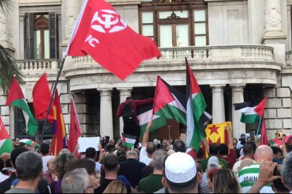 Manifestación pro Palestina de Valencia