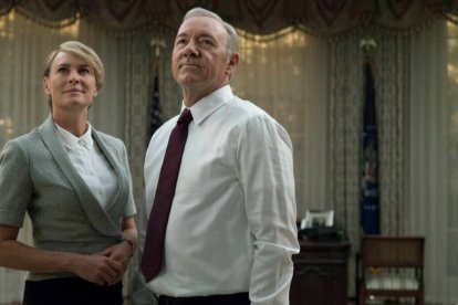 Los protagonistas de House of Cards.