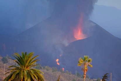 El volcán de Cumbre Vieja