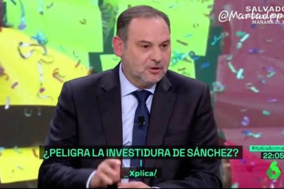 José Luis Ábalos en La Sexta Xplica