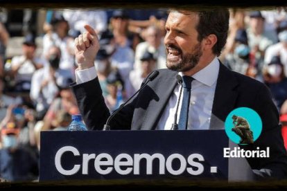 Pablo Casado, en Valencia