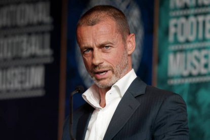 Aleksander Ceferin, presidente de la UEFA.