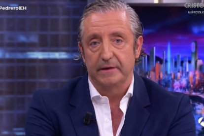 Josep Pedrerol durante su visita a 'El Hormiguero'