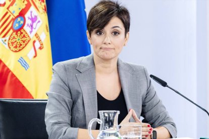 La portavoz del Gobierno en funciones, Isabel Rodríguez.