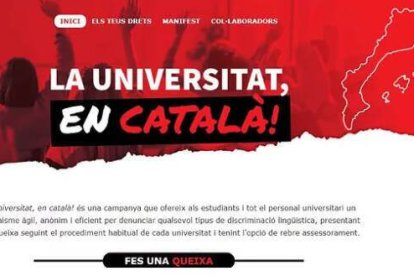 Web La universitat, en català!