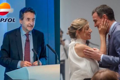 A la izquierda, Josu Jon Imaz, consejero delegado de Repsol