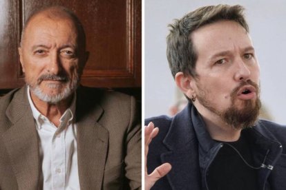 Arturo Pérez Reverte y Pablo Iglesias