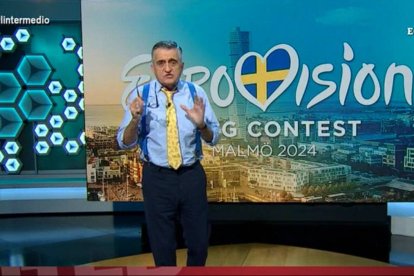 El presentador de 'El Intermedio', el 'Gran Wyoming', pide echar a Israel de Eurovisión.