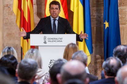 El presidente de la Generalitat, Carlos Mazón