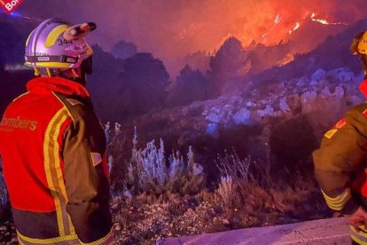 Imagen del incendio. Bomberos Alicante