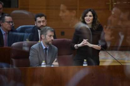 Isabel Díaz Ayuso en la Asamblea de Madrid