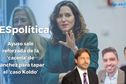 Al fondo de la imagen se ve a Isabel Díaz Ayuso, la presidenta de la Comunidad de Madrid