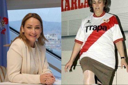 La presidenta del Celta, Marián Mouriño (izq.) y María Teresa Rivero (der.), presidenta del Rayo Vallecano durante 17 años.