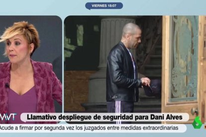 Un debate sobre Dani Alves provocó el enfado de Cristina Pardo