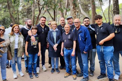 Esperanza Aguirre y Reme Mazzolari junto a miembros del PP de Llíria y la Confradía de San Vicente Ferrer